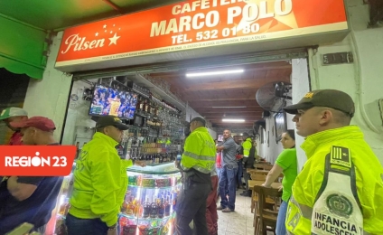 Continúan los operativos de control a establecimientos de comercio nocturno en Rionegro