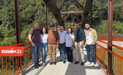 Guarne inaugura el puente peatonal de La Hondita tras más de 20 años de espera